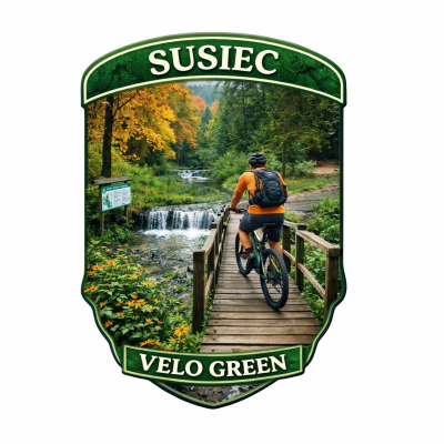 magnes, pamiątka, na lodówkę, velo, białowieża, liść, jeleń, susiec